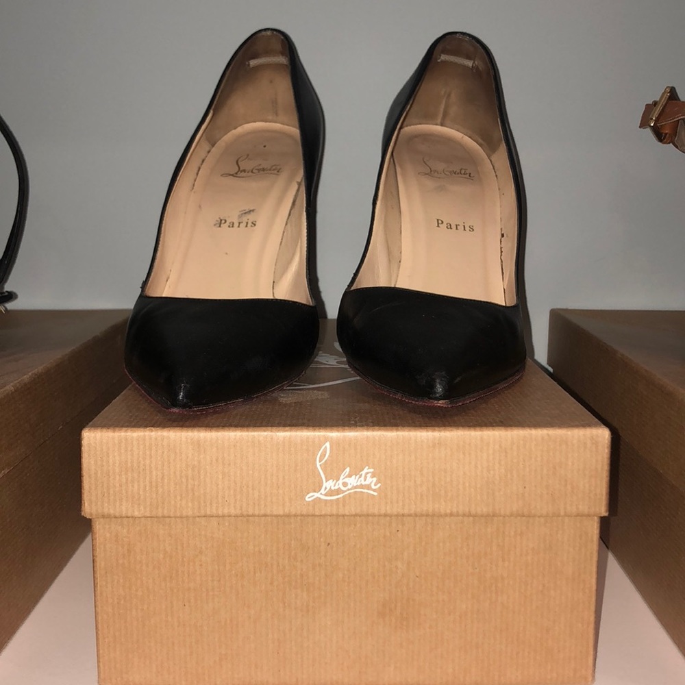 Christian Louboutin Pigalle 100 Kid Black 41